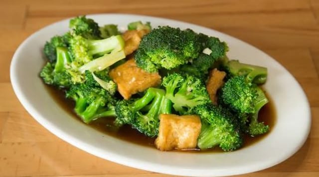 Steamed Broccoli.